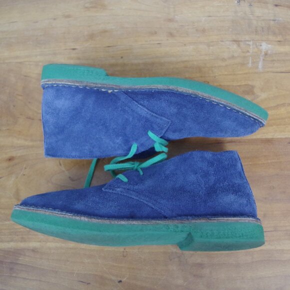 Italian Made Blue Suede Chukka Ankle Boots EU 41 US 8 main image 6